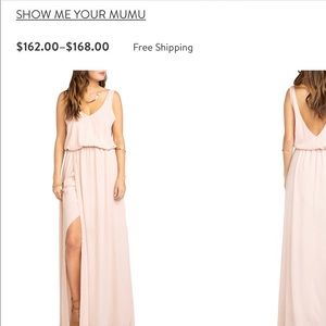 SHOW ME YOUR MUMU Kendall Maxi Dusty Blush